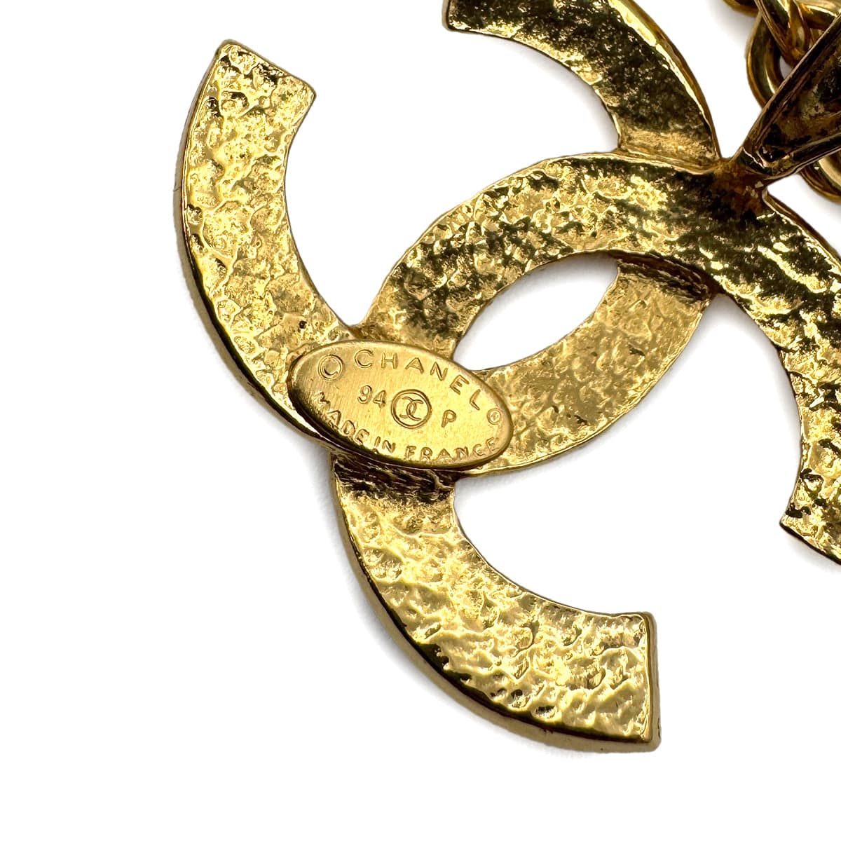 PURPOSE VINTAGE CHANEL NECKLACE COCOMARK GOLD ACCESSORY 94P 90323102