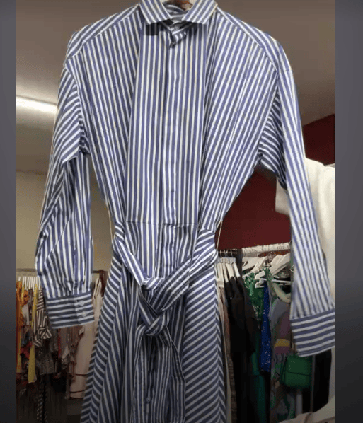 Ralph Lauren Ralph Lauren Stripe Shirt Dress Blue 8