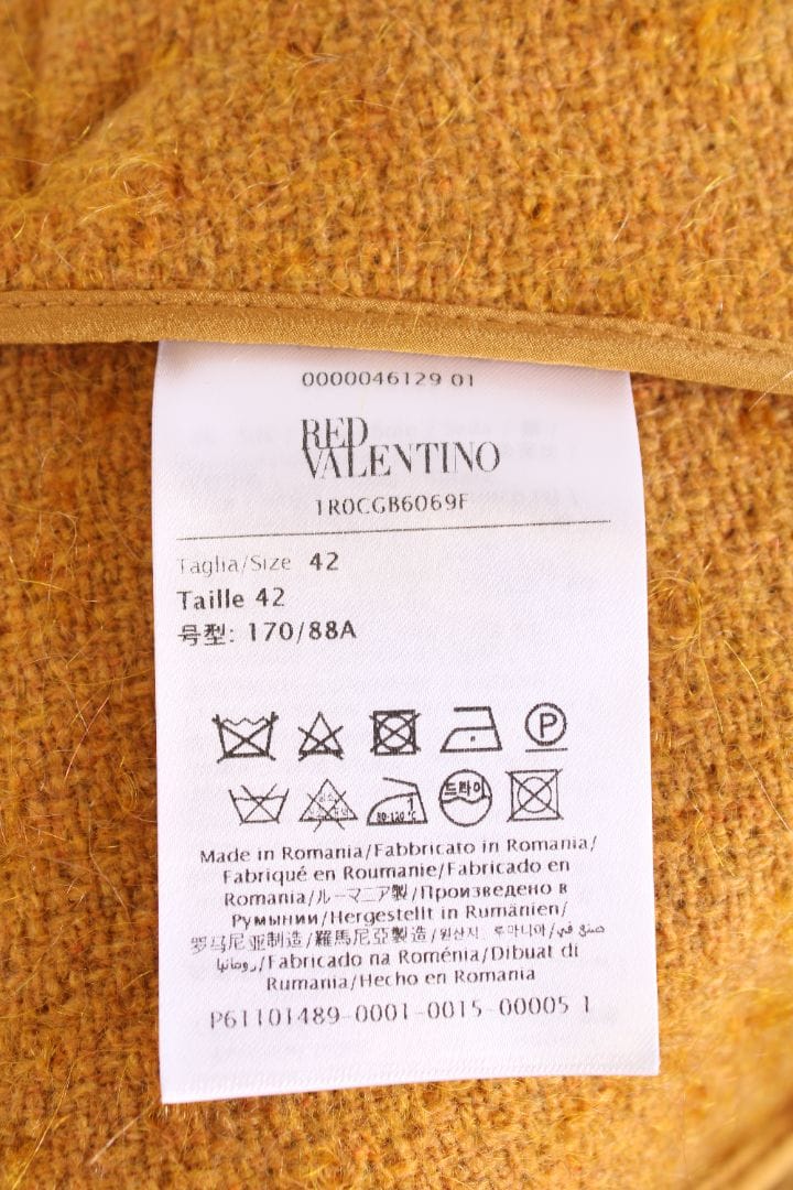 Red Valentino Red Valentino Trench Mustard 10