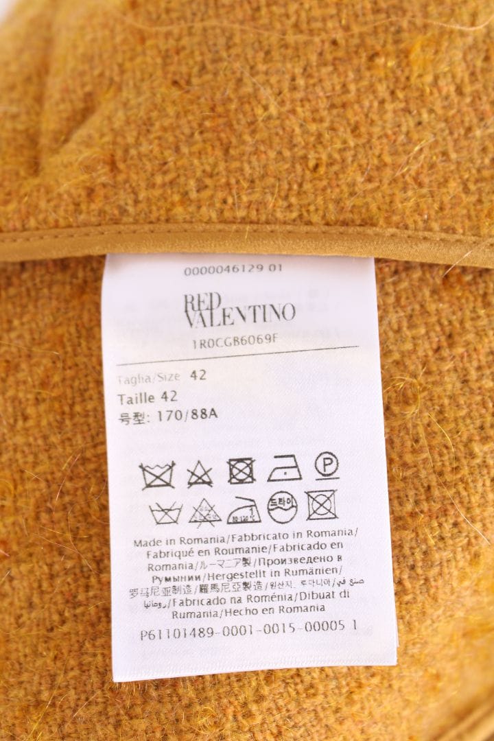 Red Valentino Red Valentino Trench Mustard 10