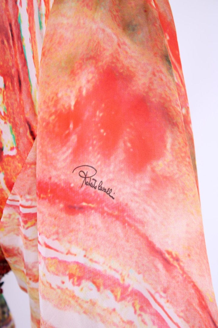 Roberto Cavalli Roberto Cavalli Blouse Green/ Orange 10