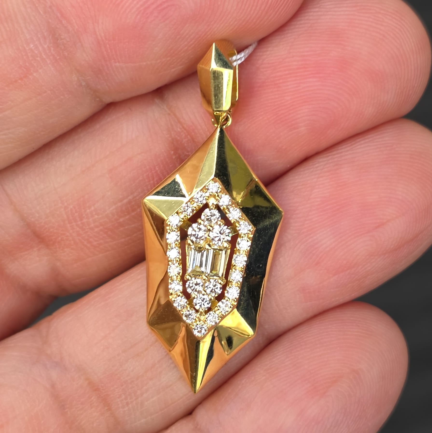 Rockstoc x LP 18k YG Diamond Pendant D 0.52 4.80 g C RSXLPS63