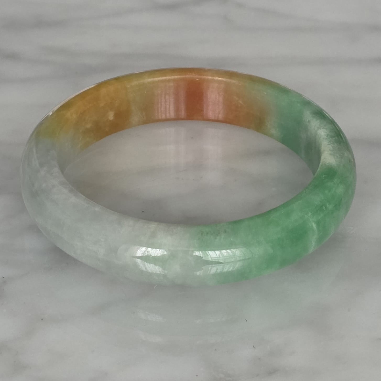 Rockstoc x LP Jadeite Type A Bangle 64g RLP625304