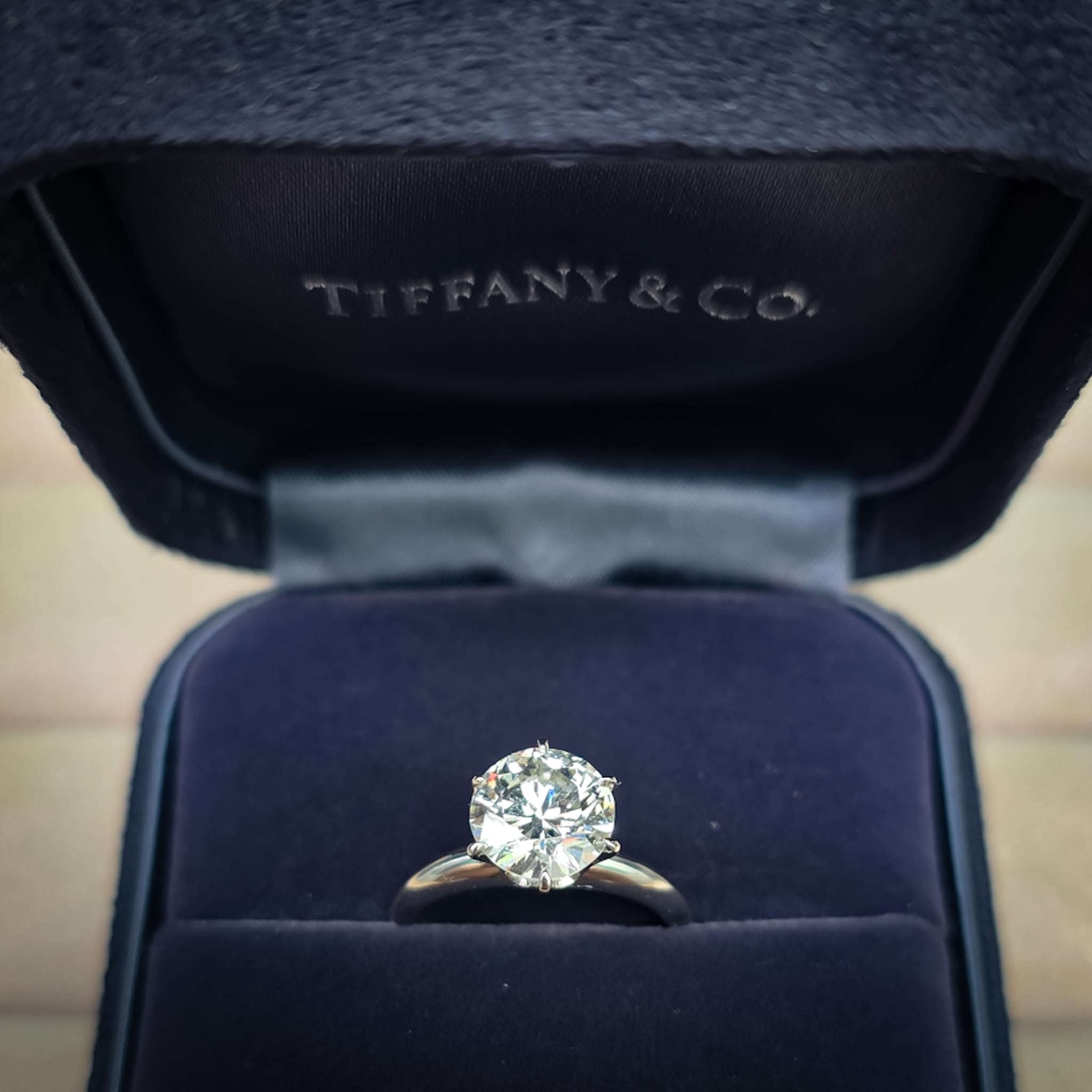 Rockstoc x LP Platinum Tiffany & Co. Diamond Ring D 2.104 Sz 5.75 4.84 g VS-2 VG F C RSXLPS34