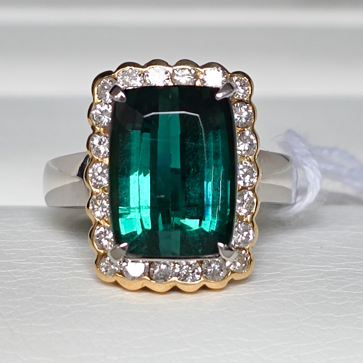 Rockstoc x LP Pt900 Indicolite Ring T 5.70 D 0.56 Sz 5.5 9.3g RLPR27