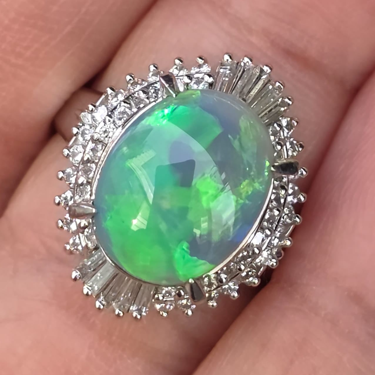 Rockstoc x LP Pt900 Opal Ring O 4.21 D 0.695 9.20 g C RSXLPS58