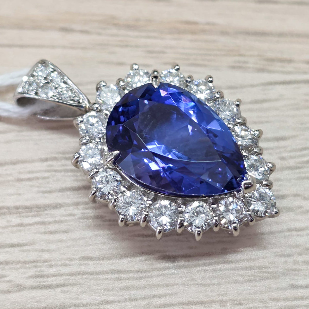 Rockstoc x LP Pt900 Tanzanite Pendant TZ 6.68 D 1.30 9.0g RLPR139