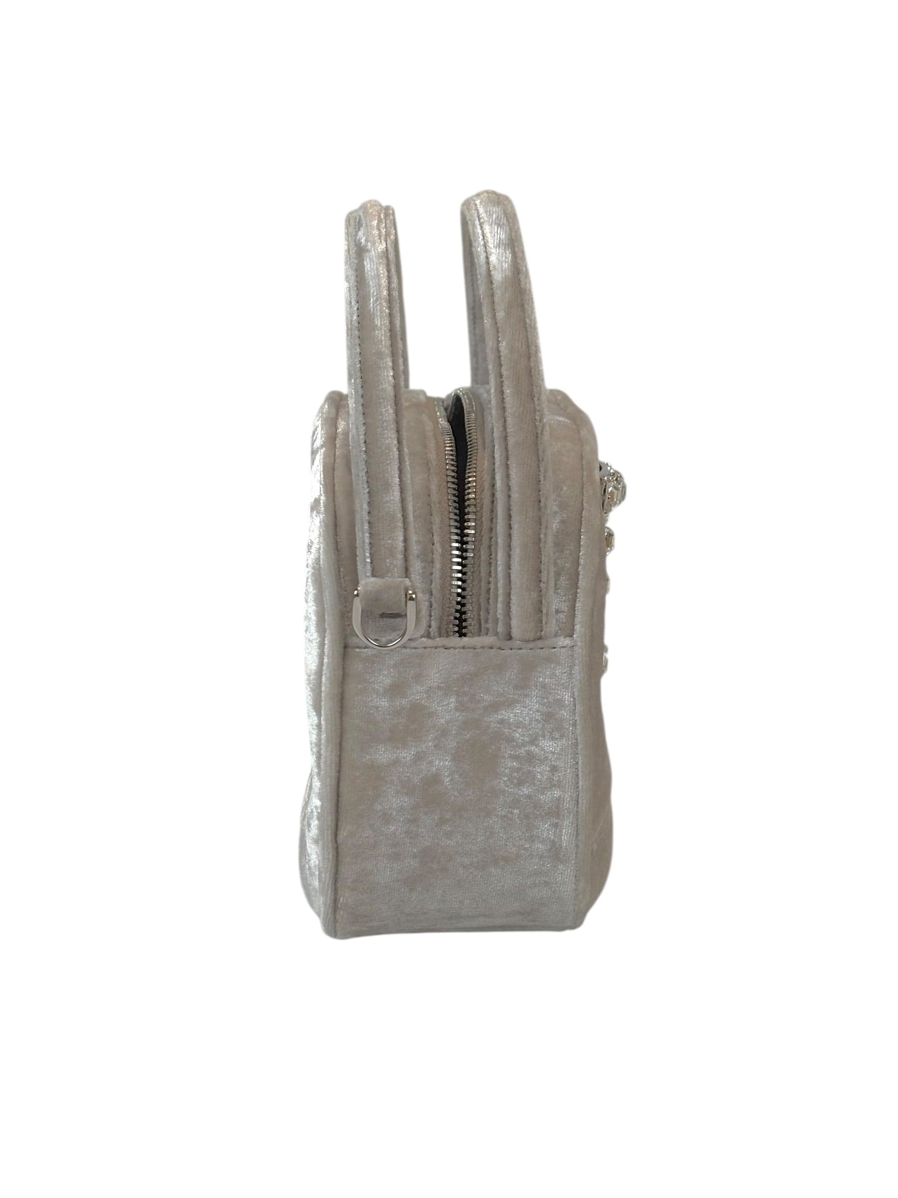 Roger Vivier Roger Vivier Grey Mini Bag in Velvet