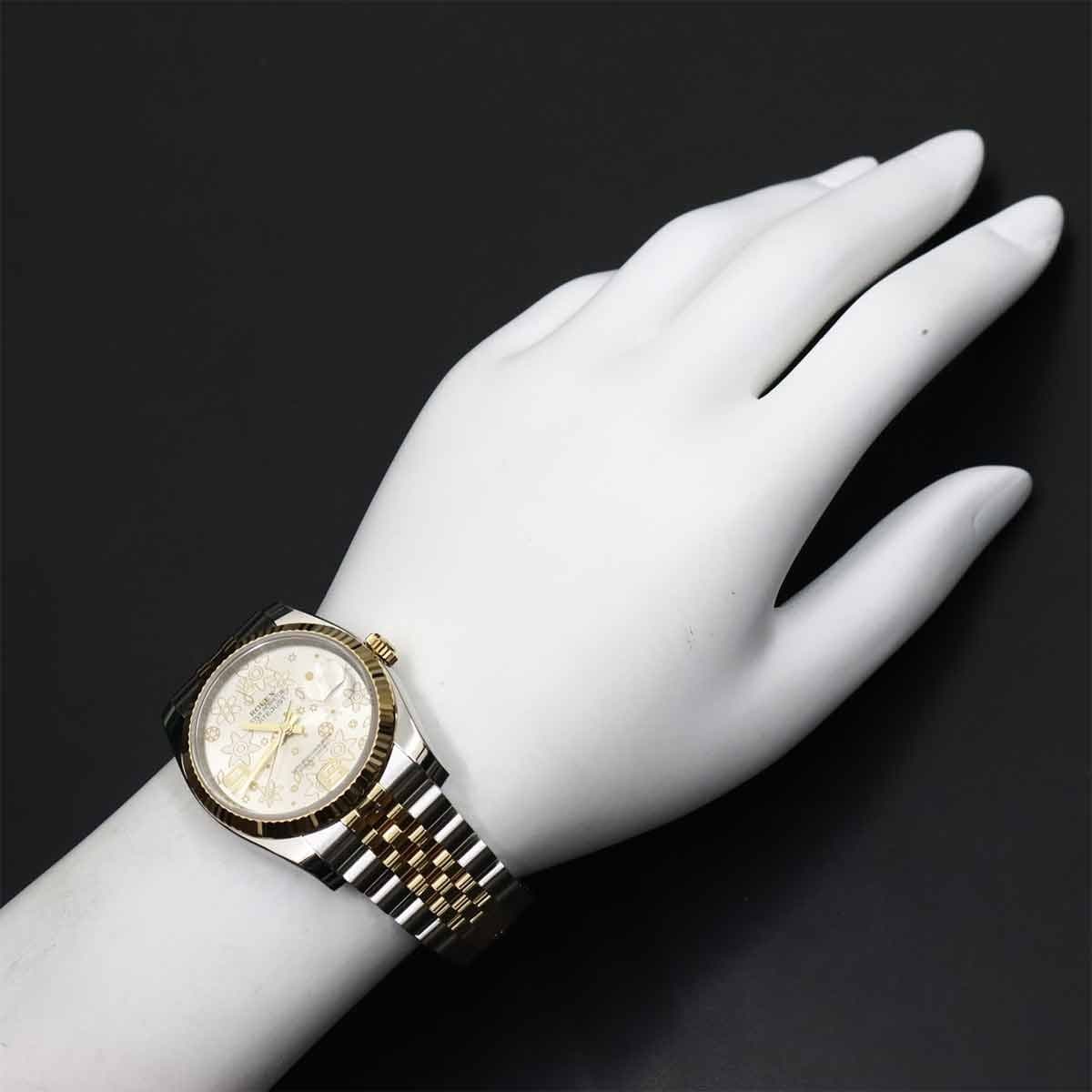 ROLEX ROLEX Datejust 116233 Serial G YG Automatic Sliver Dial Mens Watch 90295665