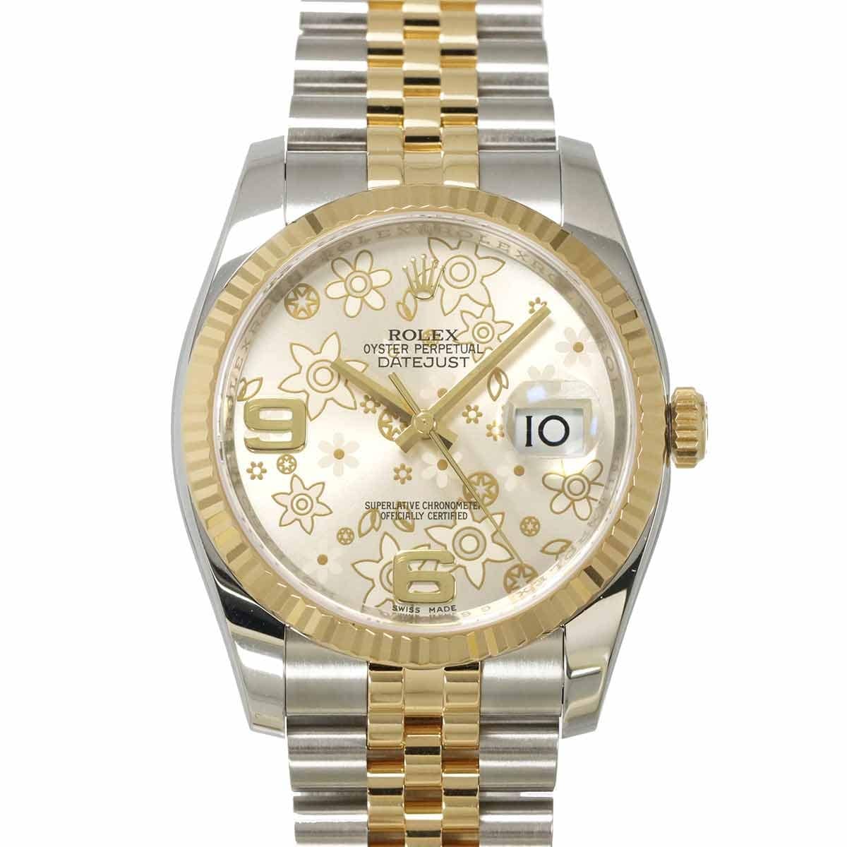 ROLEX ROLEX Datejust 116233 Serial G YG Automatic Sliver Dial Mens Watch 90295665