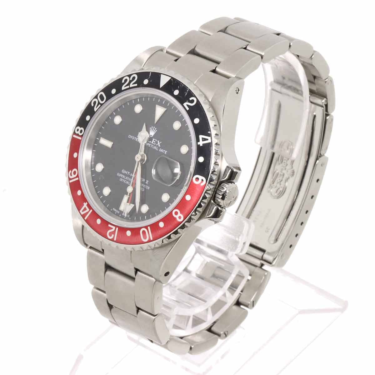ROLEX ROLEX GMT Master II 16760 Serial 8 Date Black Dial Mens Watch 90313473