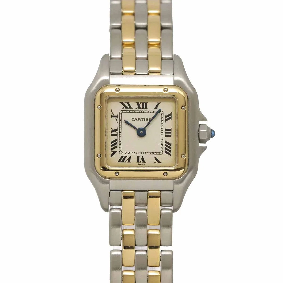 Cartier Panthere Two Row SM W25029B6 Quartz Cream Dial YG 90335106
