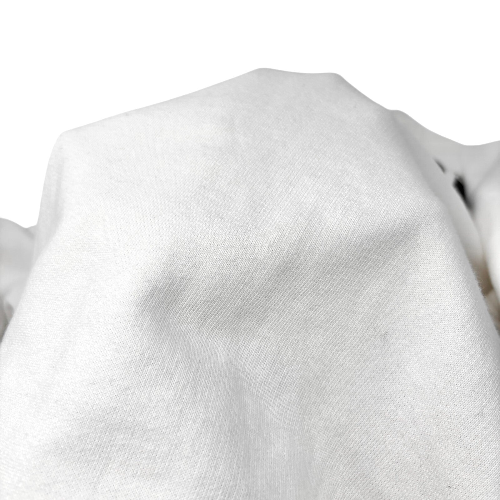 FENDI Vintage Big Logo Sweatshirt Top #40 White Cotton Pullover Long Sleeve