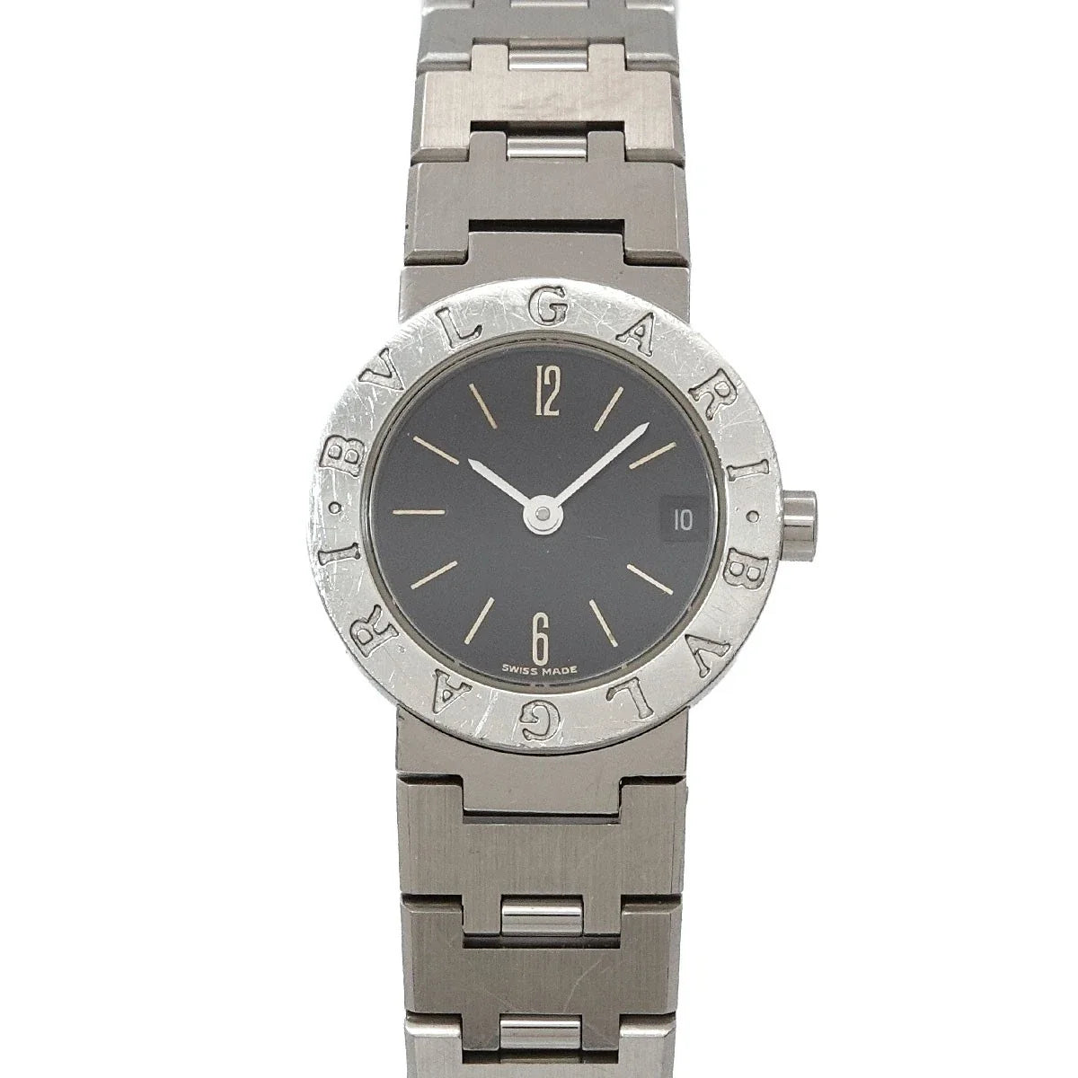 BVLGARI BVLGARIBVLGARI BB23SS Quartz Black Dial Ladies Watch 90328071