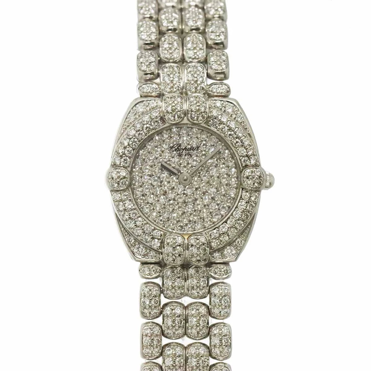Chopard Gstaad 32/5166 K18WG Quartz Diamond Ladies Watch 90331917