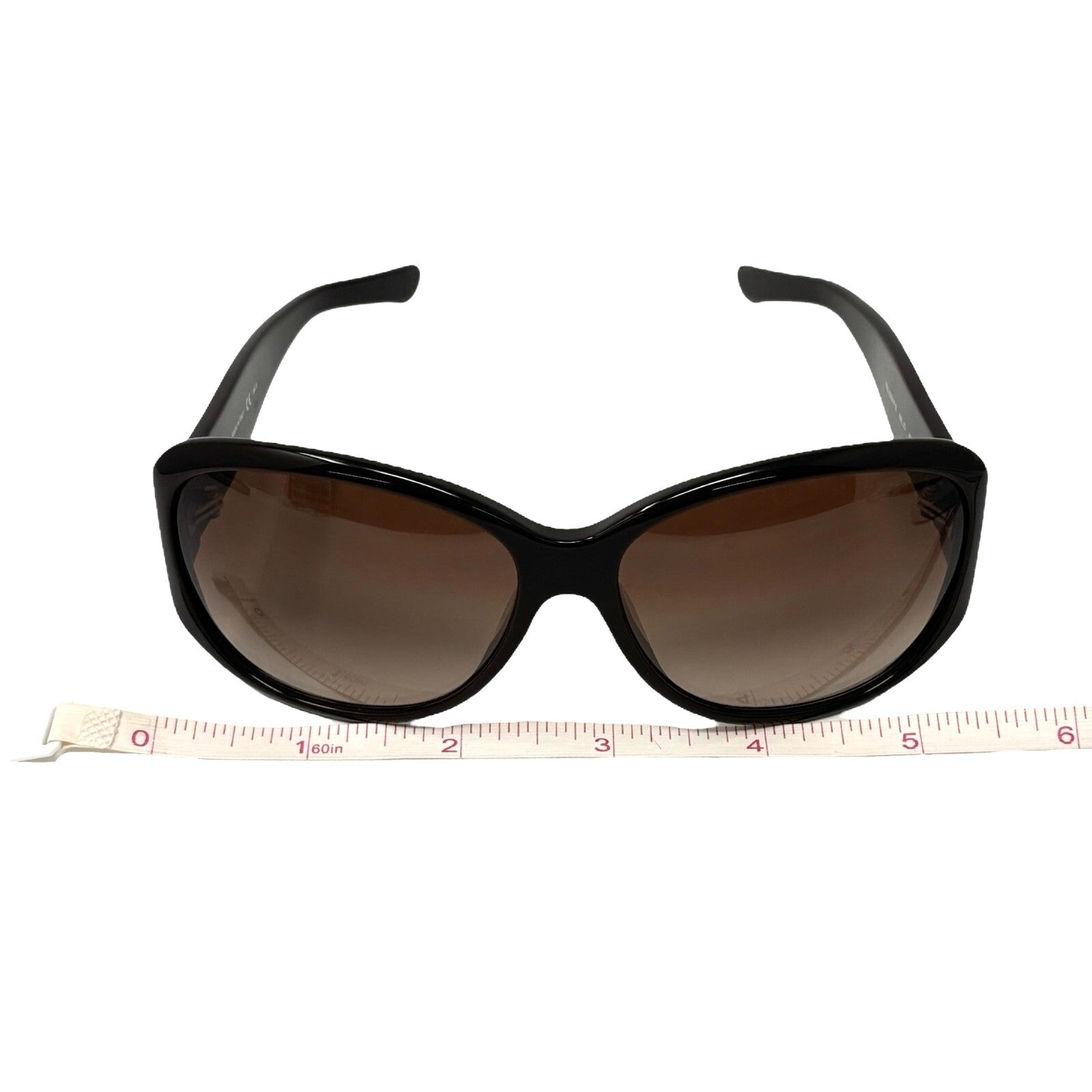 Yves Saint Laurent Vintage YSL Logo Sunglass 60/15/120 Brown Plastic RankAB