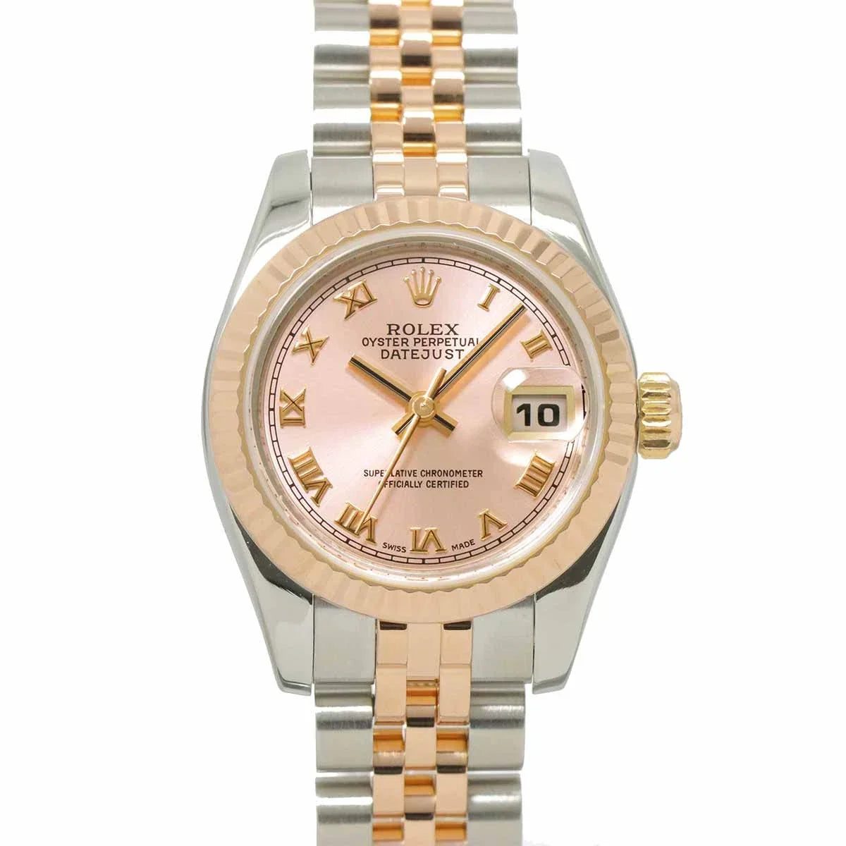 ROLEX Datejust 179171 Serial M 750 PG Automatic Pink Dial Ladies 90288572