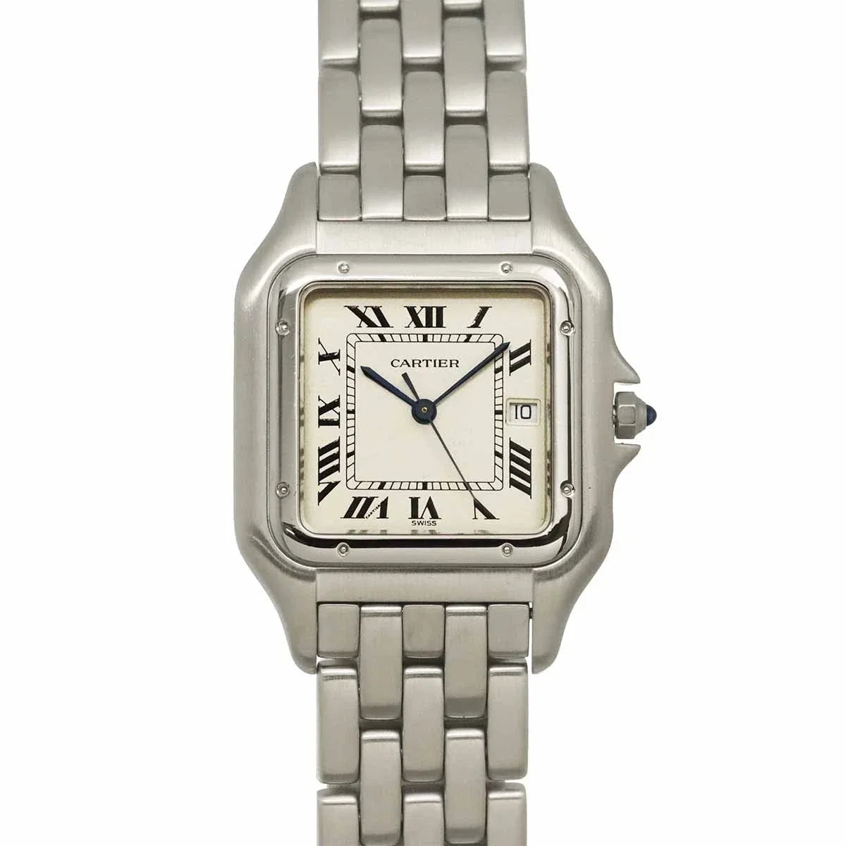 Cartier Panthere LM W25032P5 Quartz Cream Dial Mens Watch 90331747