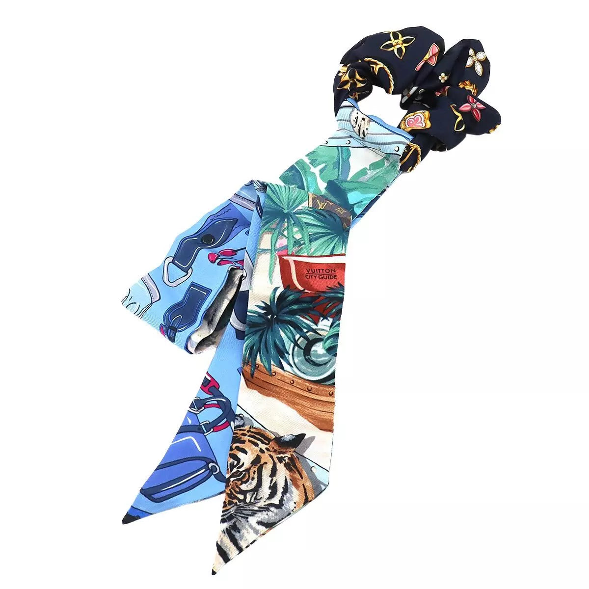 LOUIS VUITTON Be Mindful Scrunchie Hair Accessory Silk M76644 90259340