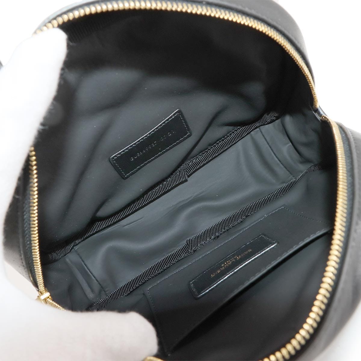 SAINT LAURENT SAINT LAURENT Pouch Leather Black 669937 Purse 90301527