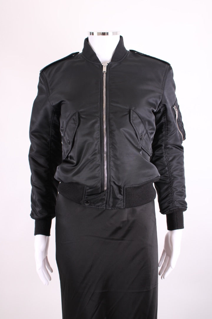 Saint Laurent Black Saint Laurent Bomber Jacket, S