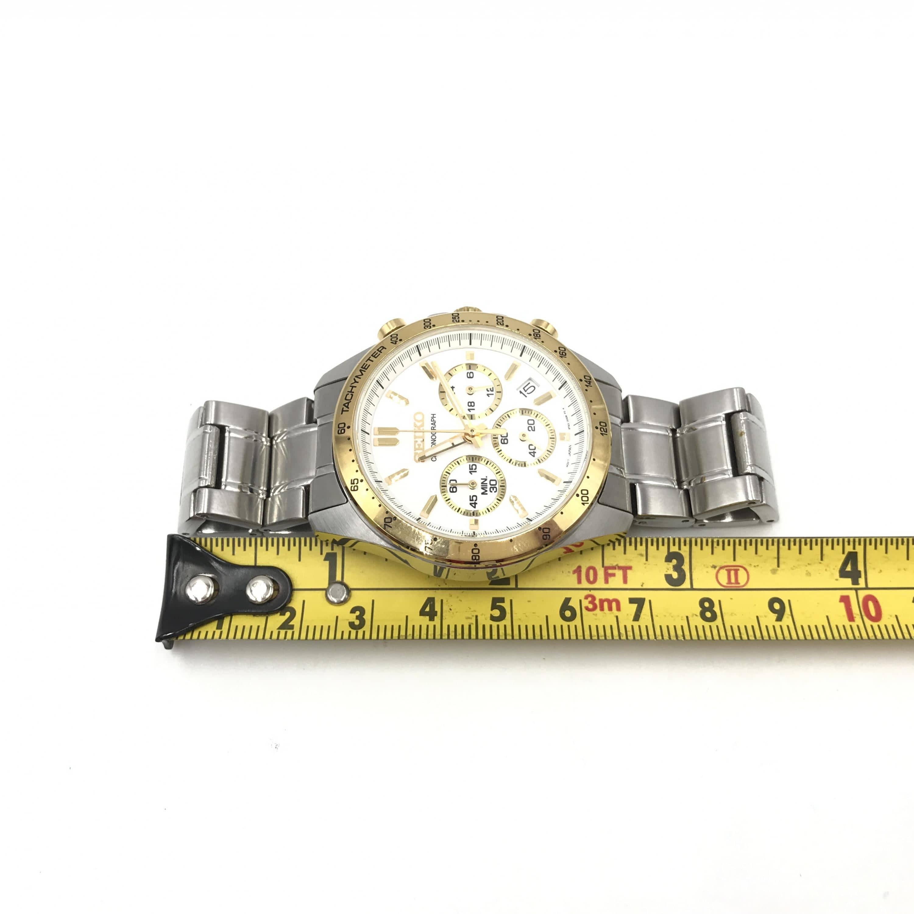 Seiko Seiko Men's Stainless Steel Quartz Chronograph ALC3365