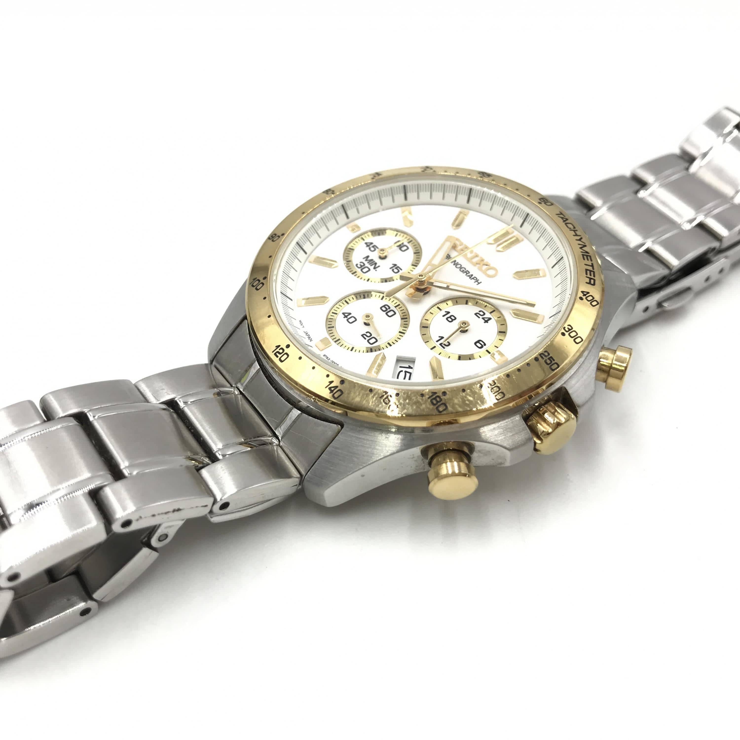 Seiko Seiko Men's Stainless Steel Quartz Chronograph ALC3365