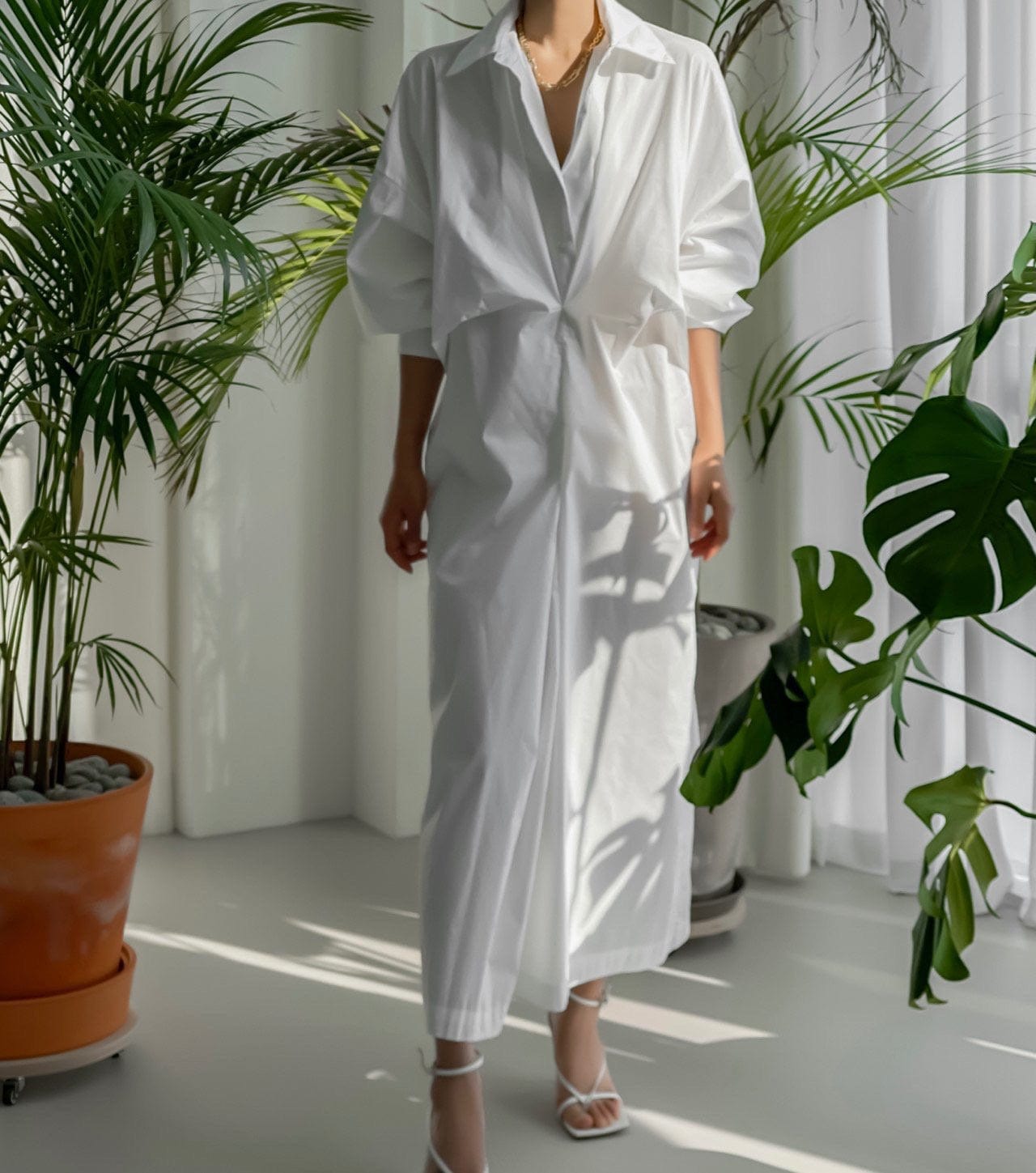 SEOUL COLLECTION LONG SLEEVES MAXI DRESS (فستان) “VIOLETTA”