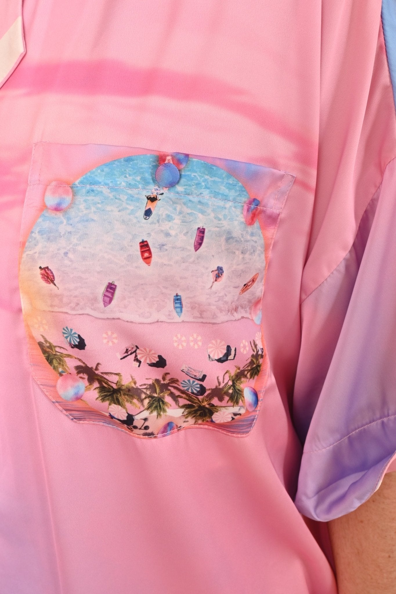 Shirt Arty Beach Time NYFW| بلوزة نسائية - Maison Clad