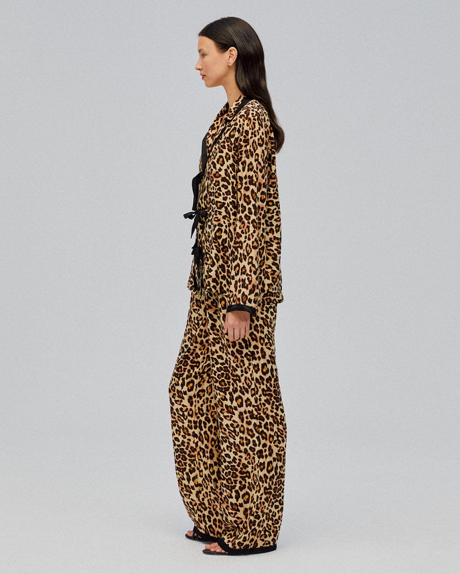Sleeper The Bow Set in Leopard Print
