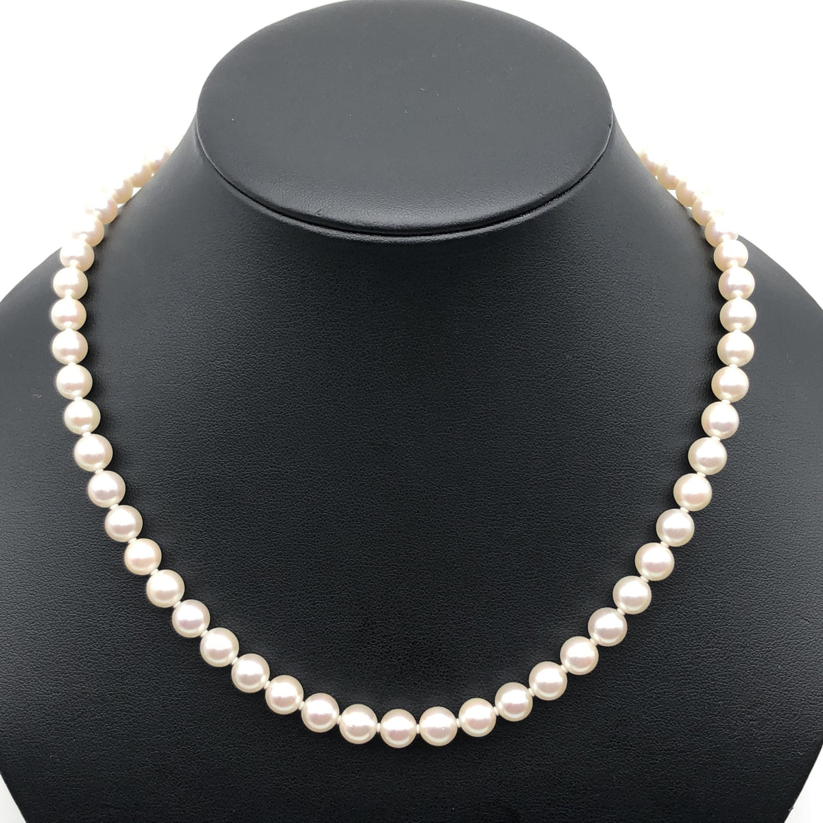 Tasaki Tasaki Pearl String Necklace, P(7.1~7.5mm), SV, 33.5g, Approx 17inch C297261