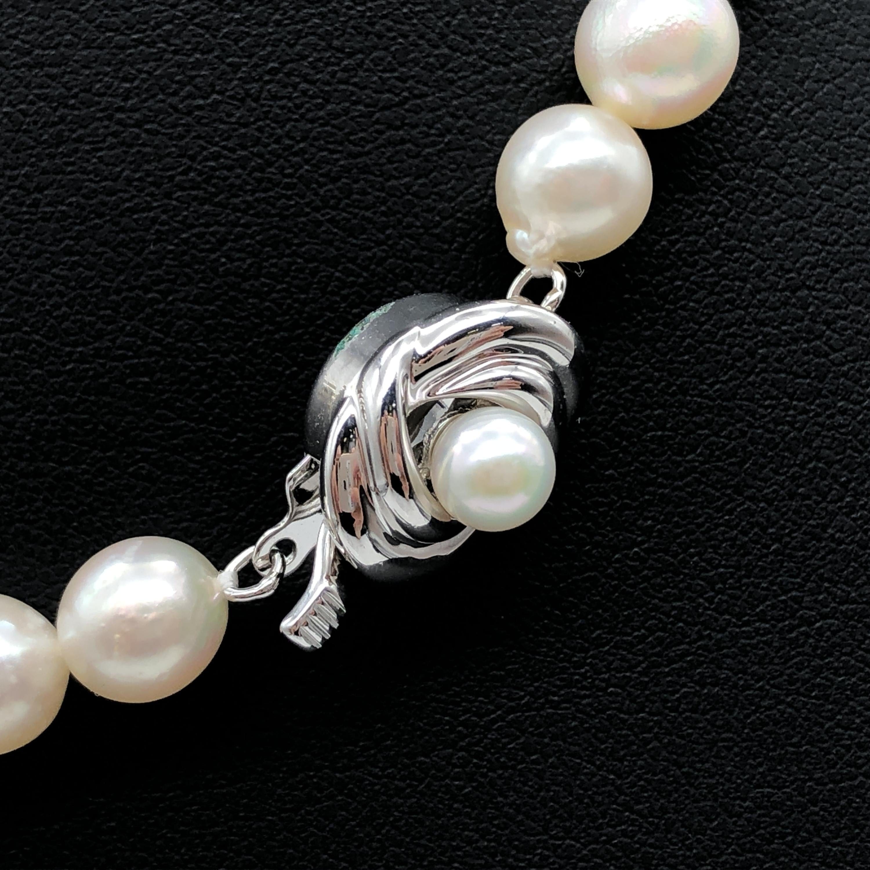 Tasaki Tasaki Pearl String Necklace, SV, 38.4g, 16inch ALC3281