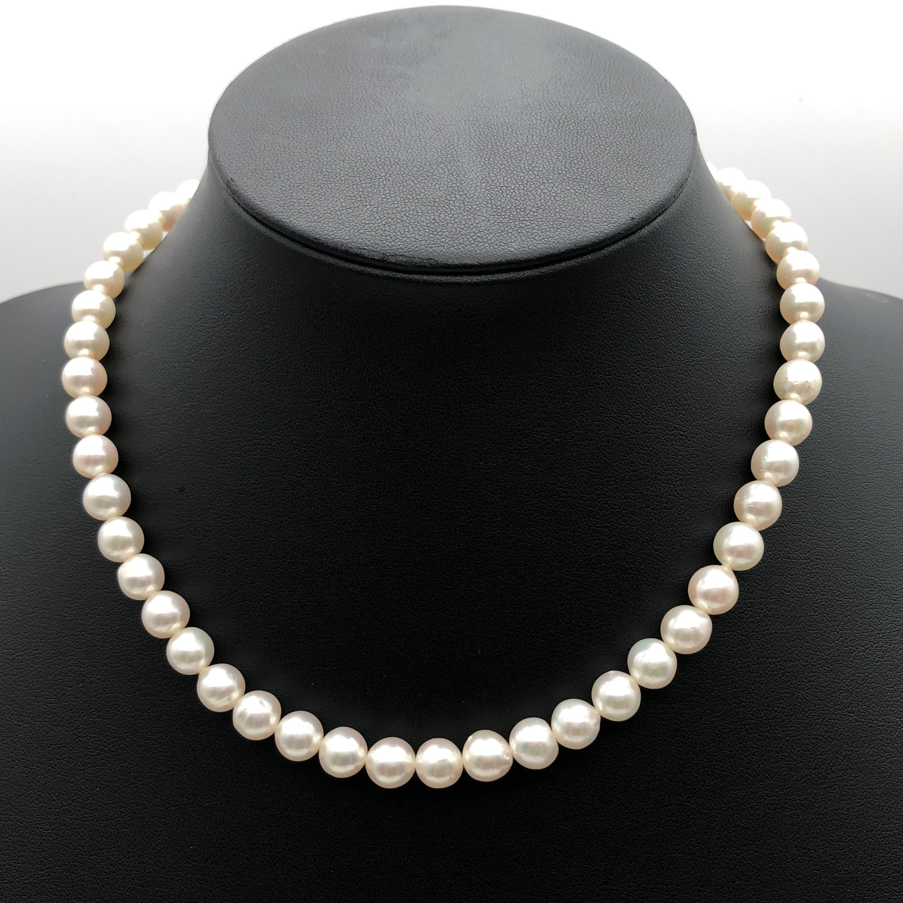 Tasaki Tasaki Pearl String Necklace, SV, 38.4g, 16inch ALC3281