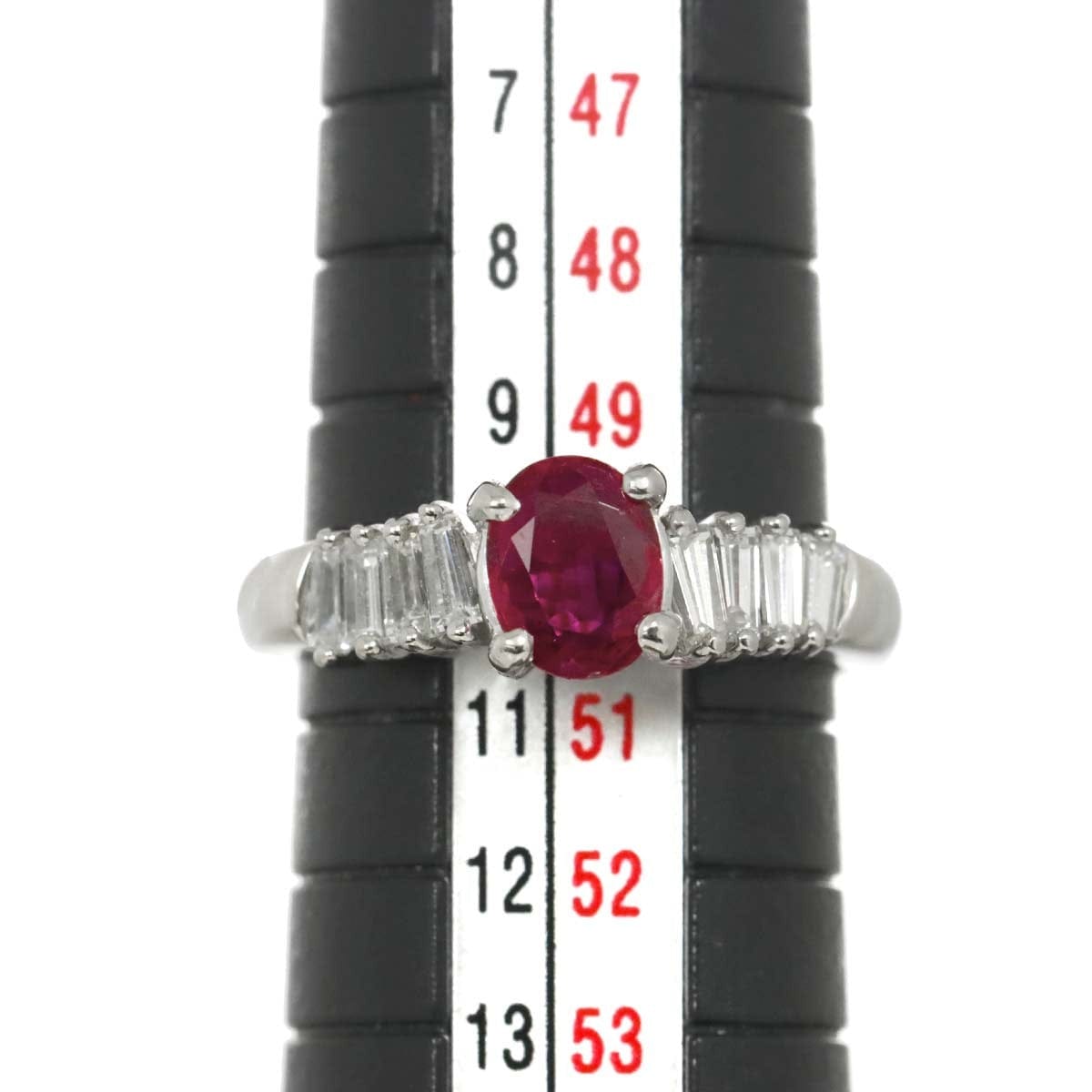 TASAKI TASAKI Ruby 0.68ct Diamond 0.46ct Ring Pt Platinum 5.25(US) 90300922