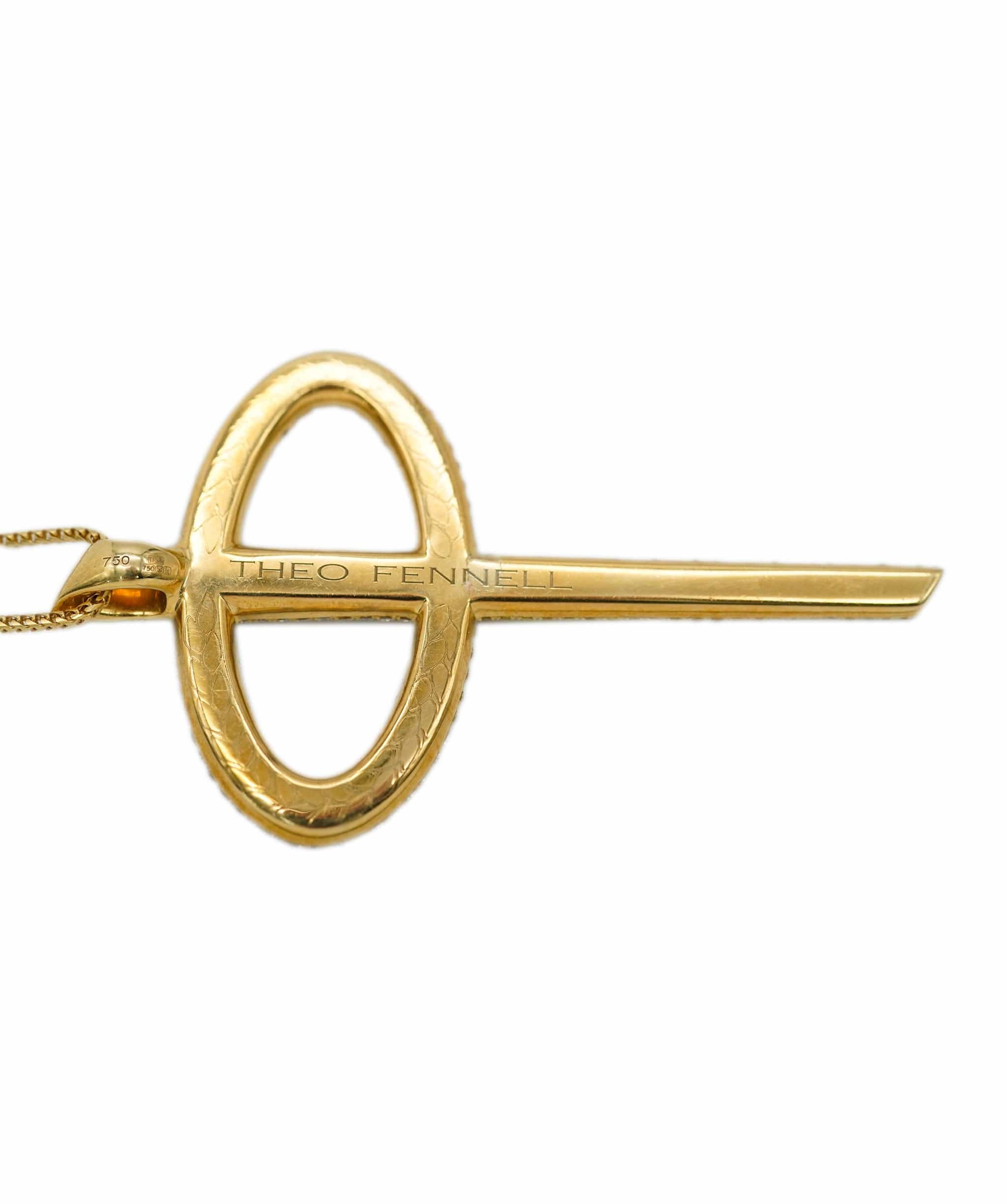 Theo Fennel Theo Fennell 18K WG and diamond pendant necklace ASC1602