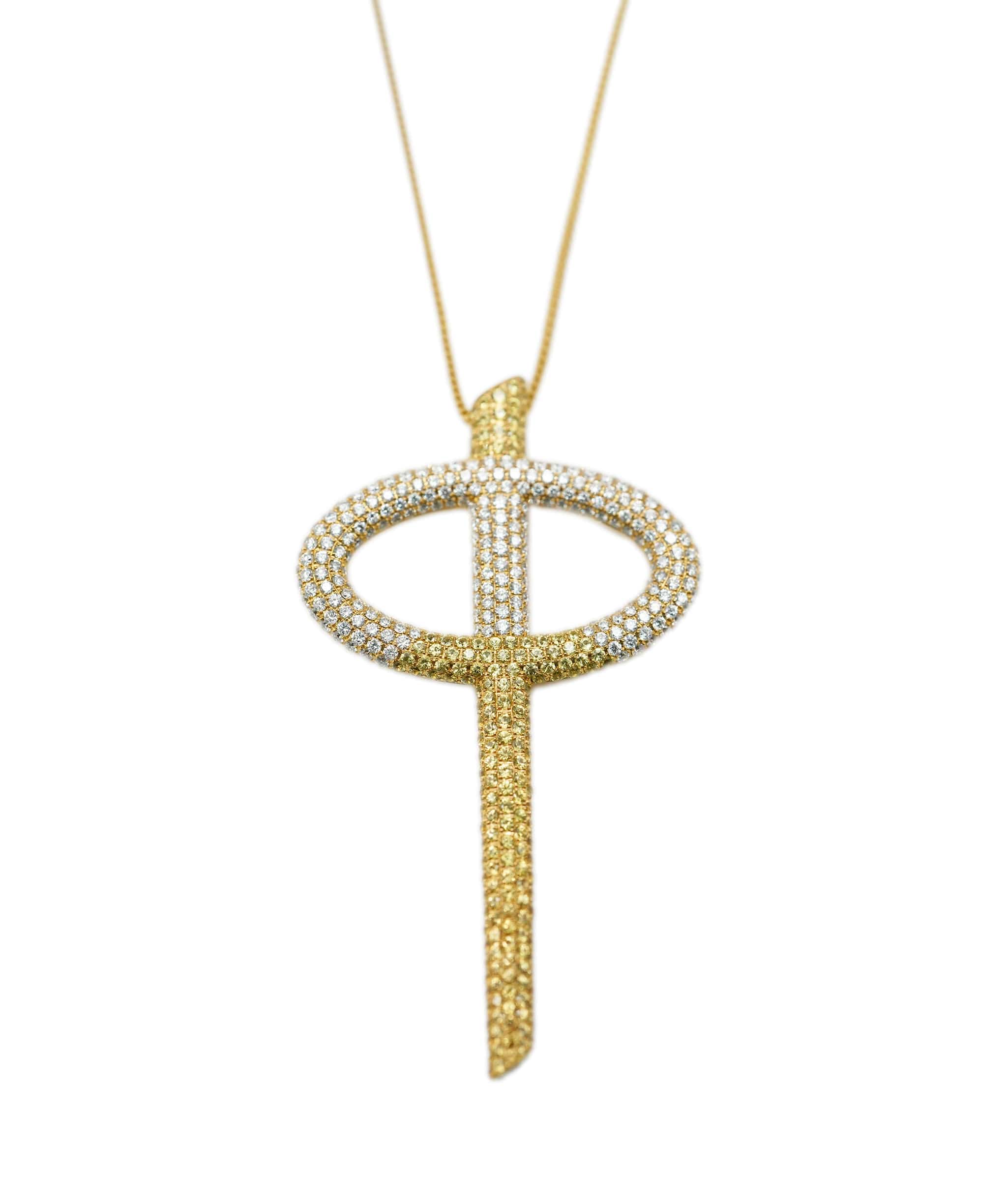 Theo Fennel Theo Fennell 18K WG and diamond pendant necklace ASC1602