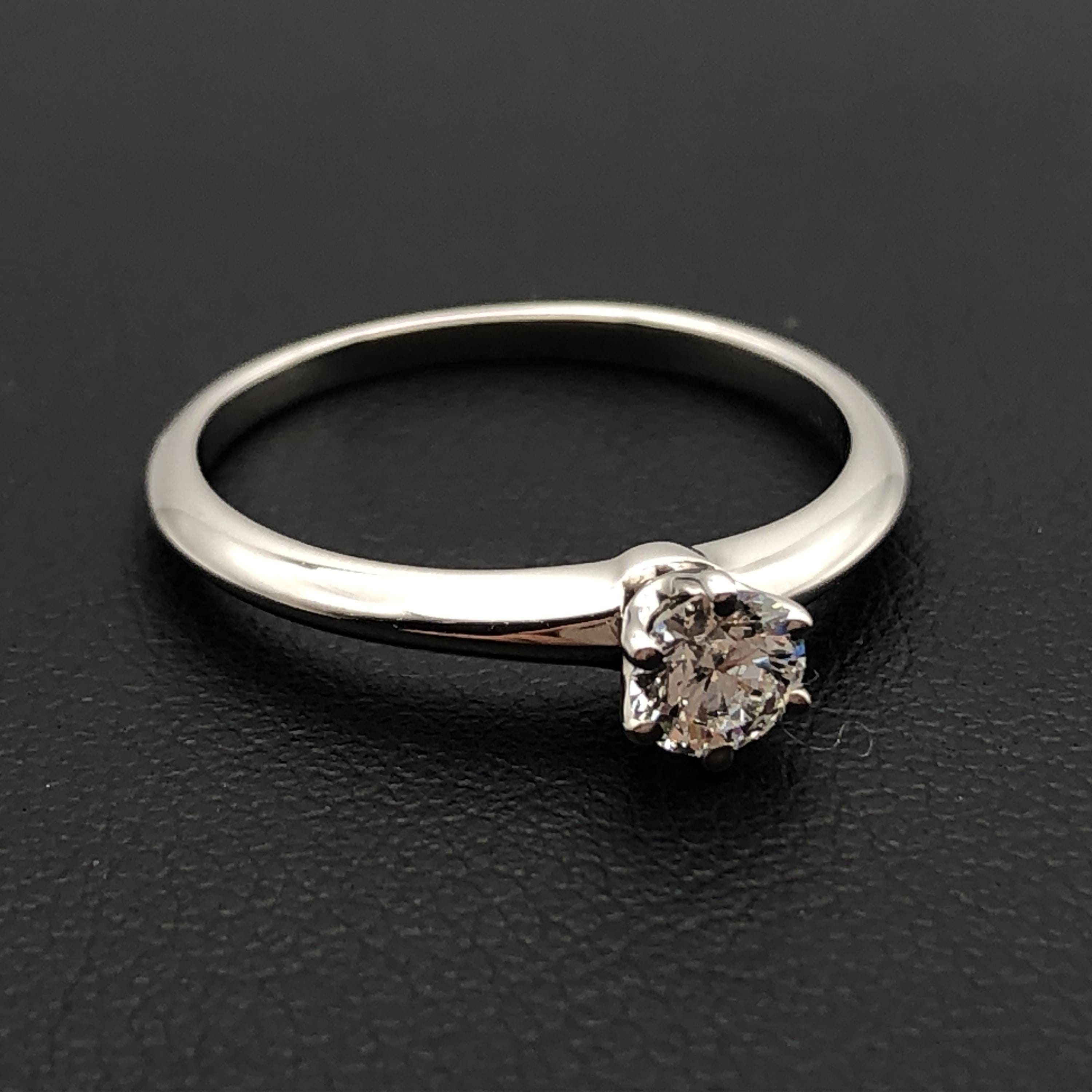 Tiffany & Co. Tiffany & Co. Classic Solitaire Diamond Ring, D(0.30ct), PT950, 3.1g, US Size 6 C355027