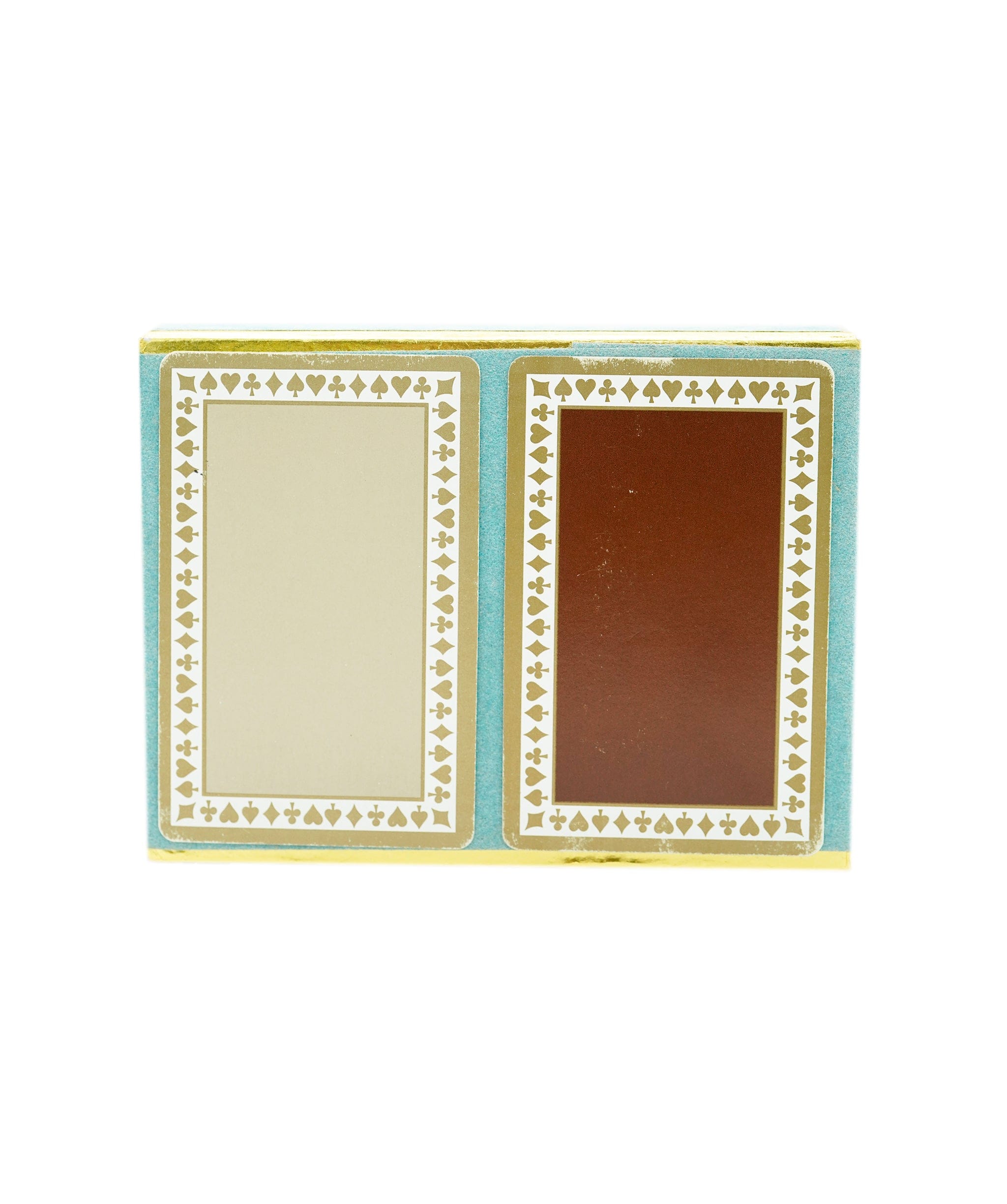 Tiffany & Co. TIFFANY&Co. Playing Cards 2Set Brown Gray blue Auth 87803 DBXS1690