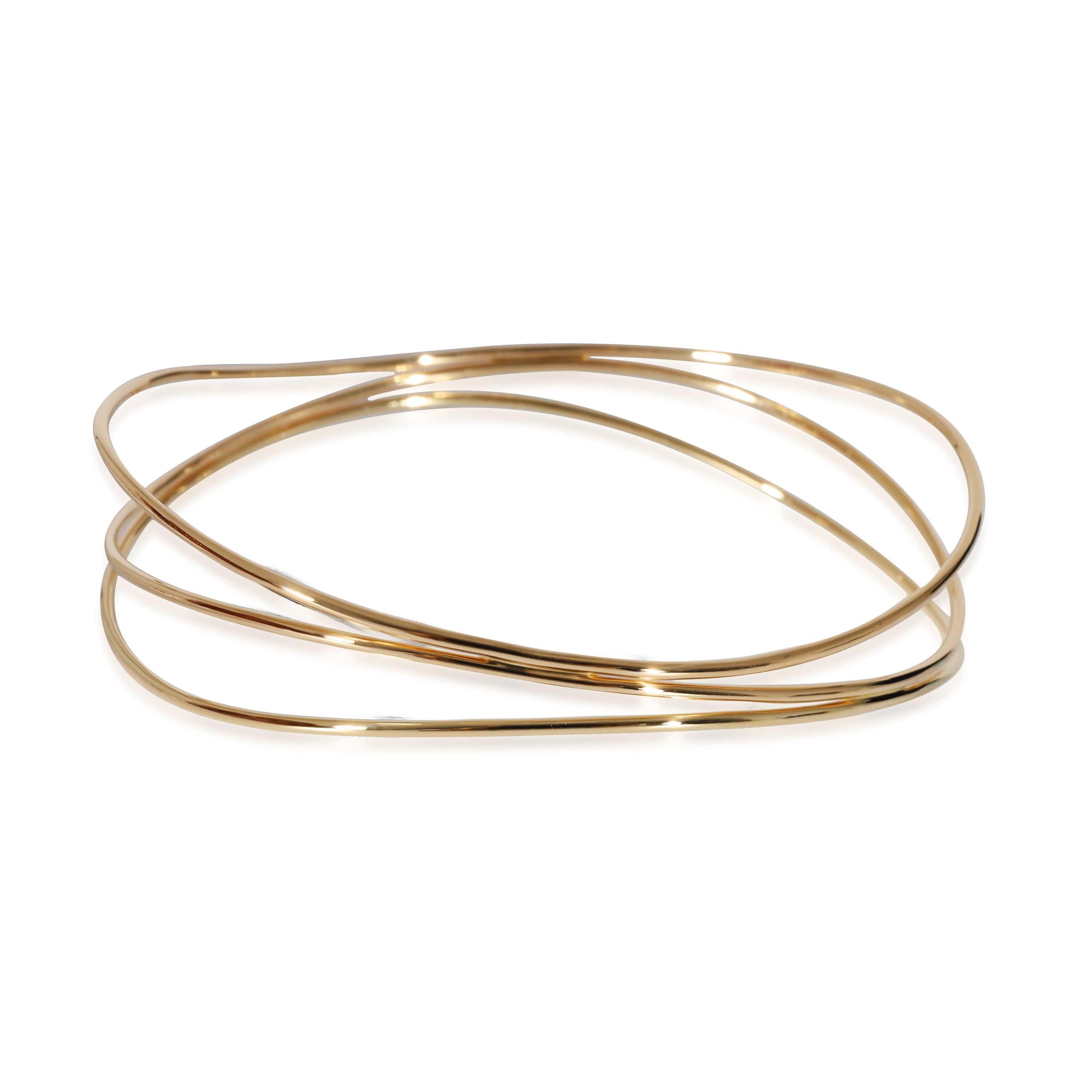 Tiffany And Co Elsa Peretti Wave Bangle In 18k Yellow Gold Luxurypromise 