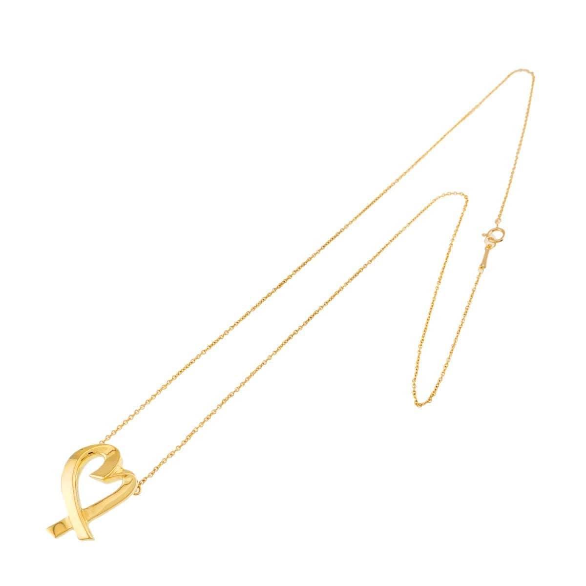 TIFFANY Co. TIFFANY Co. Loving Heart Necklace 18K Yellow Gold 750 90318562