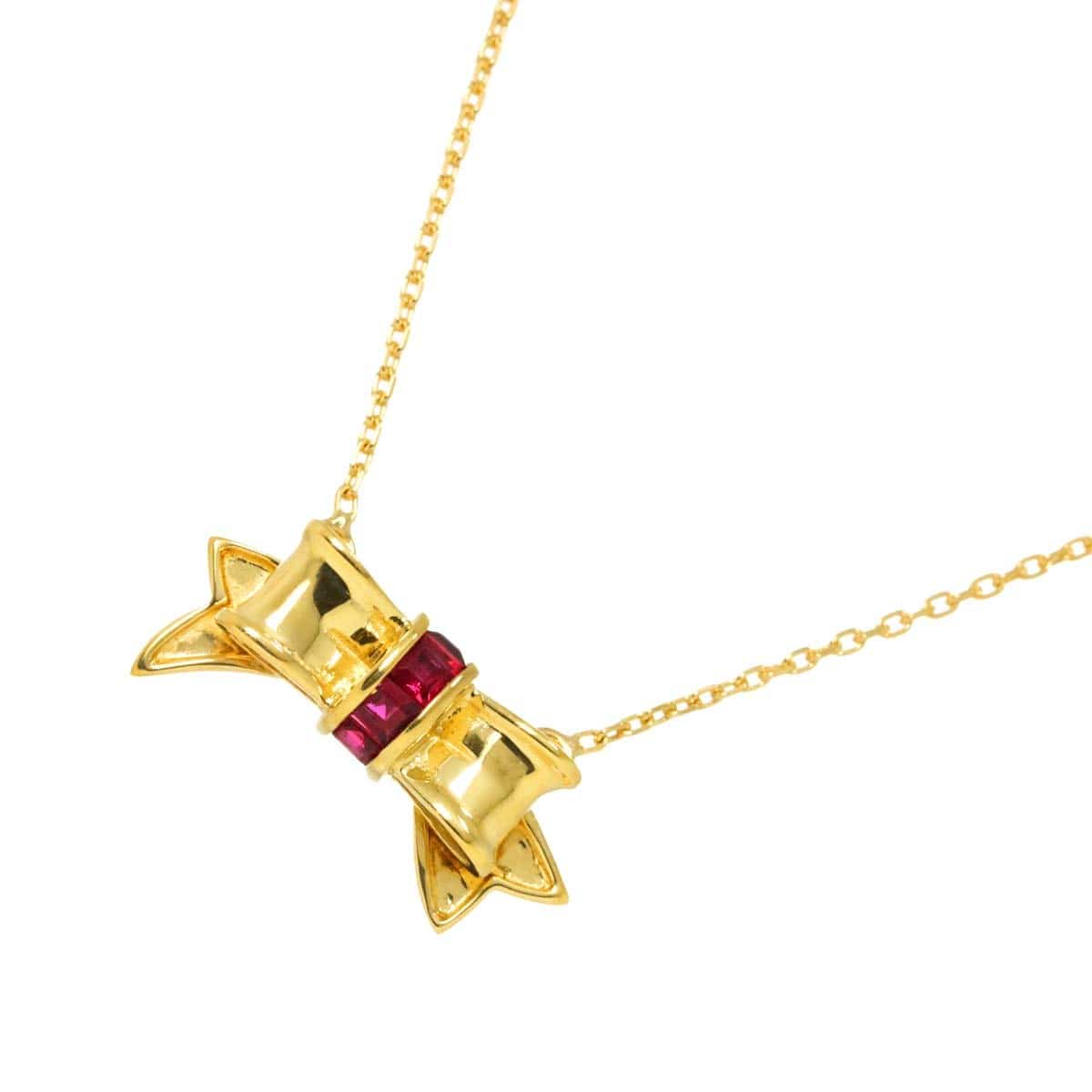 TIFFANY Co. TIFFANY Co. Ruby Necklace 18K Yellow Gold 750 90288179