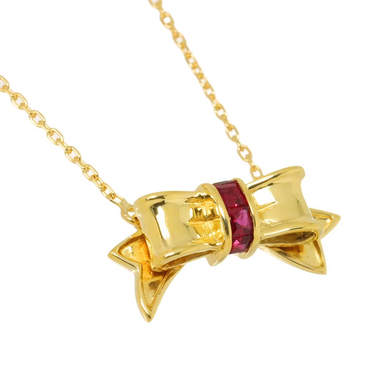 TIFFANY Co. TIFFANY Co. Ruby Necklace 18K Yellow Gold 750 90288179
