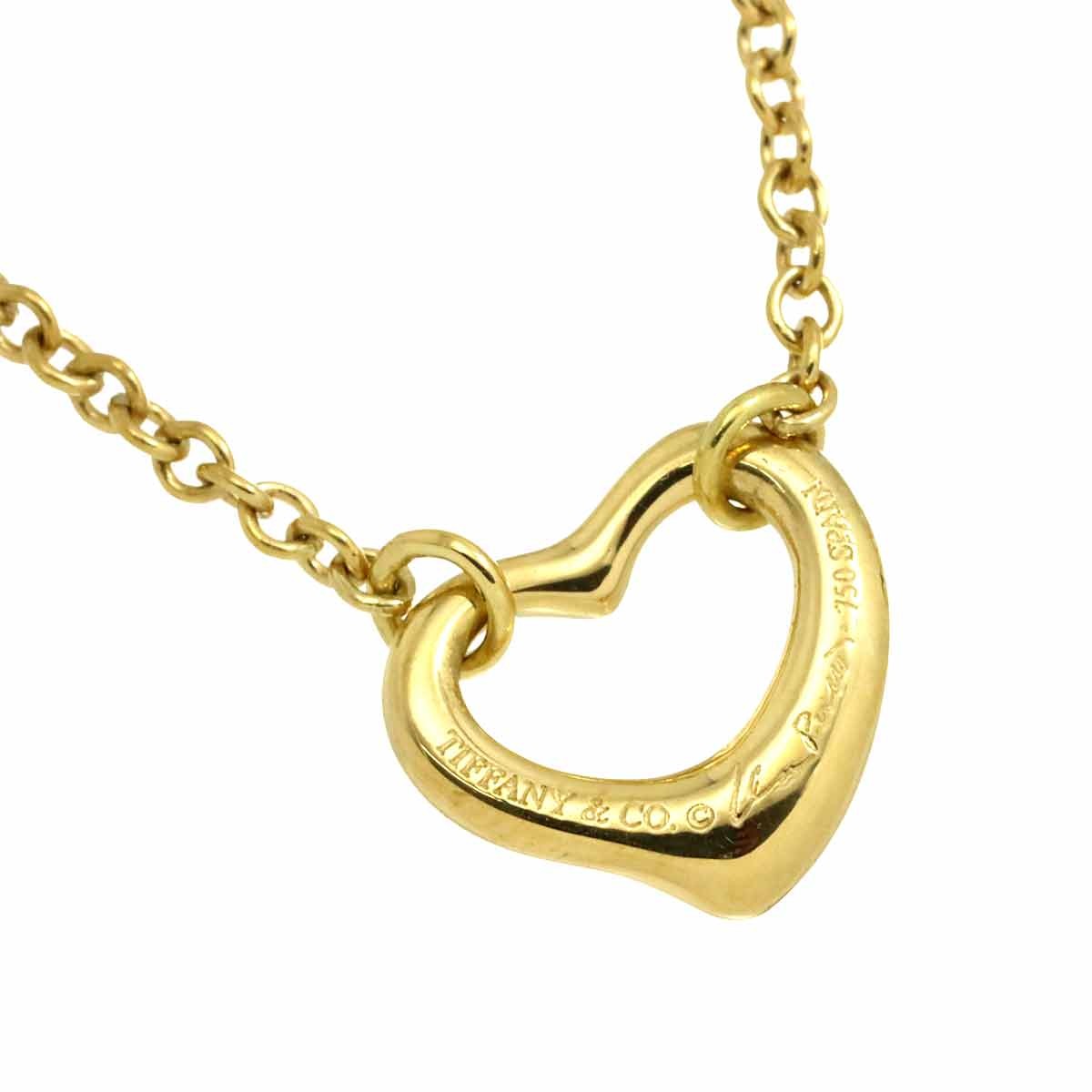 TIFFANY Co. TIFFANY Co. Open Heart 3P Bracelet 18K Yellow Gold 750 90298773