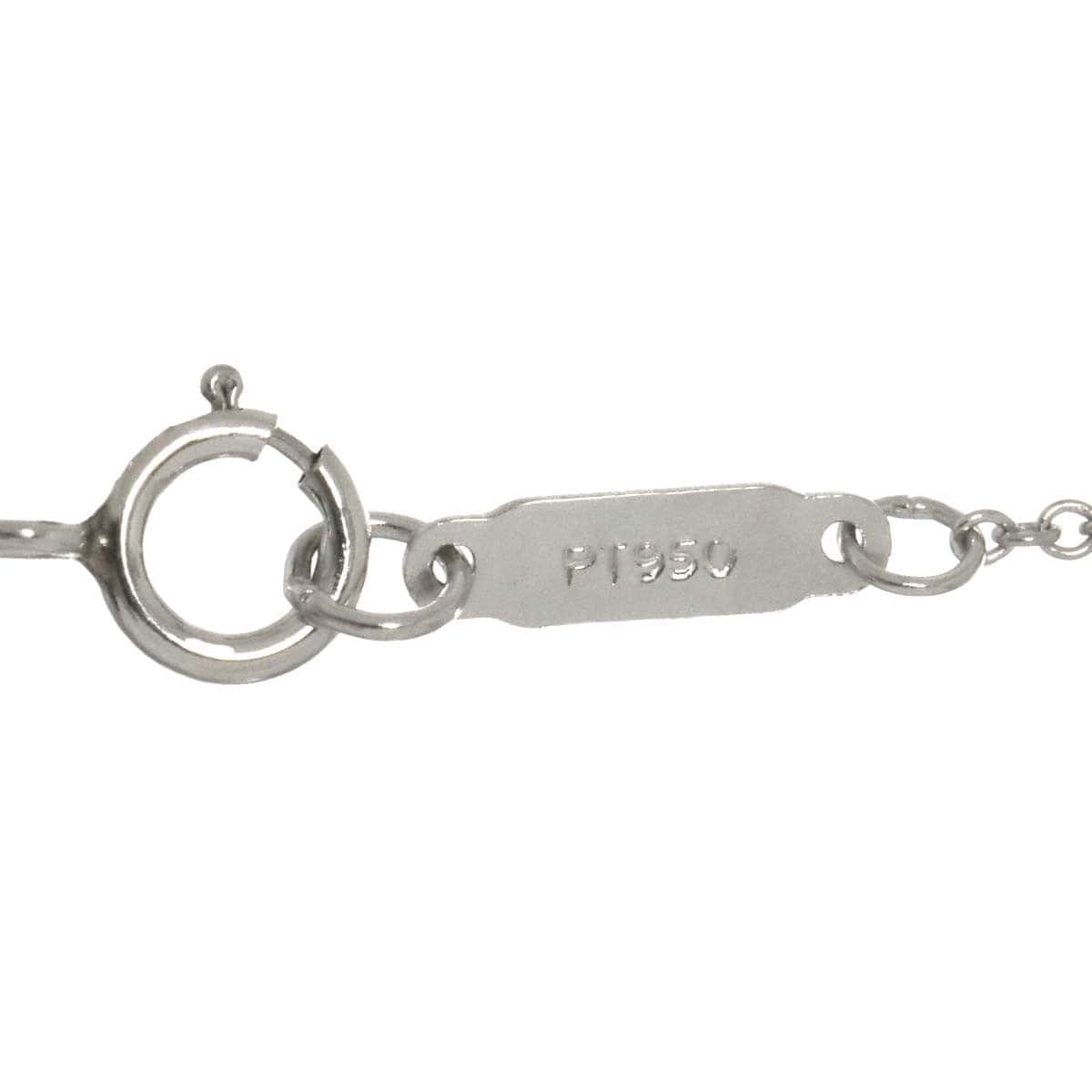 TIFFANY Co. TIFFANY Co. Bezel Set Diamond Necklace Platinum 90291527