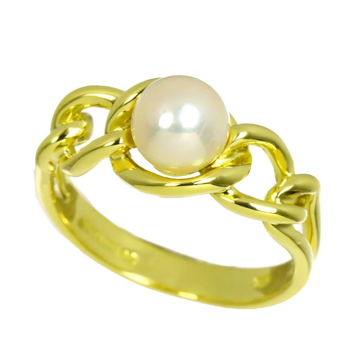 TIFFANY Co. TIFFANY Co. Akoya Pearl Ring 18K YG 750 Size5.5-5.75(US) 90319898