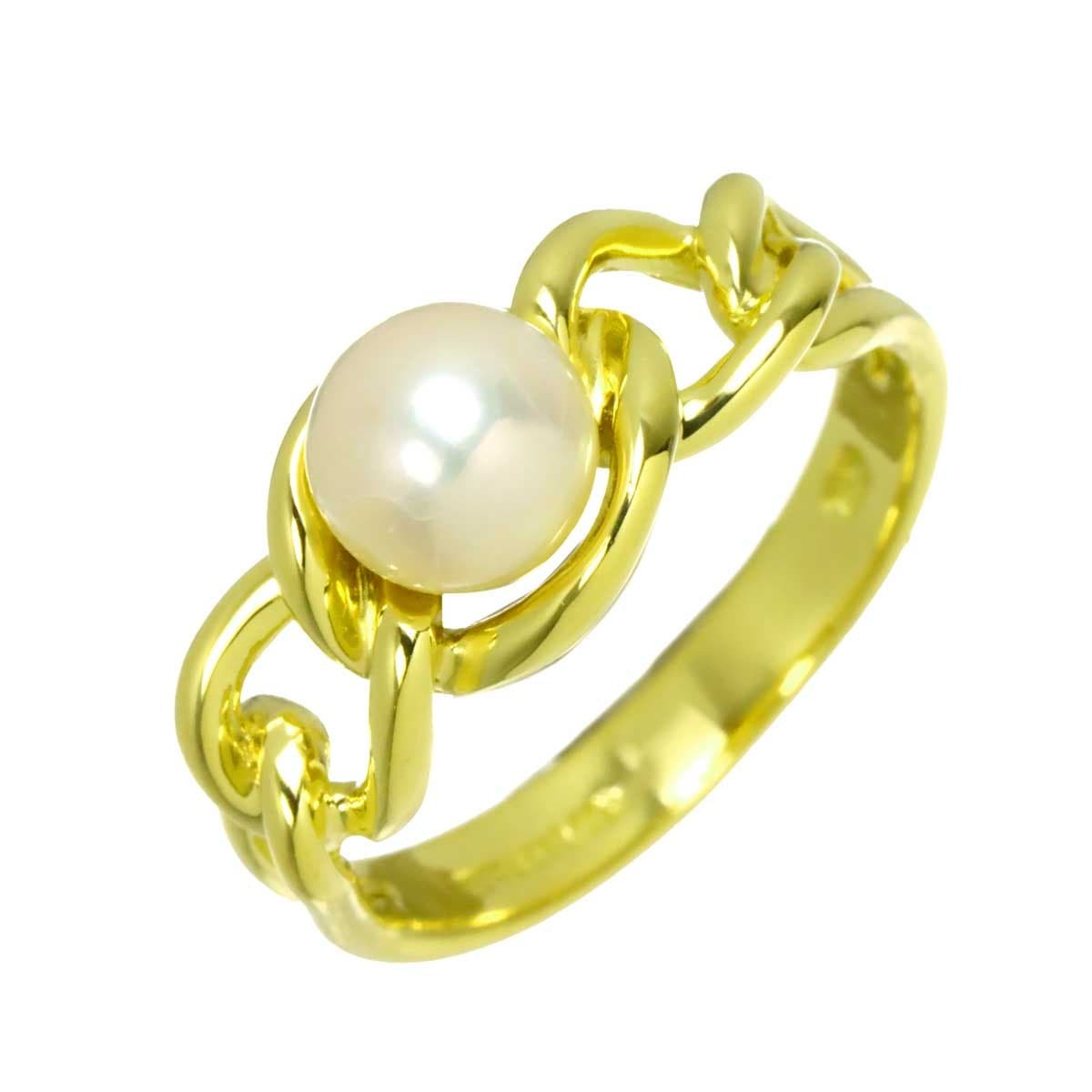 TIFFANY Co. TIFFANY Co. Akoya Pearl Ring 18K YG 750 Size5.5-5.75(US) 90319898