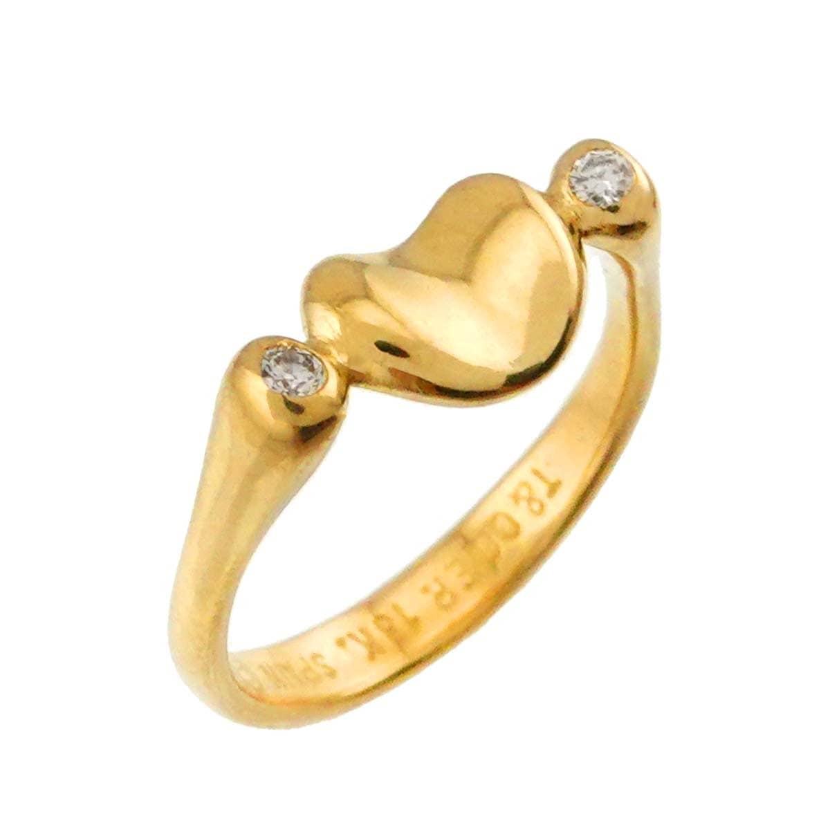 TIFFANY Co. TIFFANY Co. Bean Diamond Ring 18K Yellow Gold 750 Size4(US) 90297231