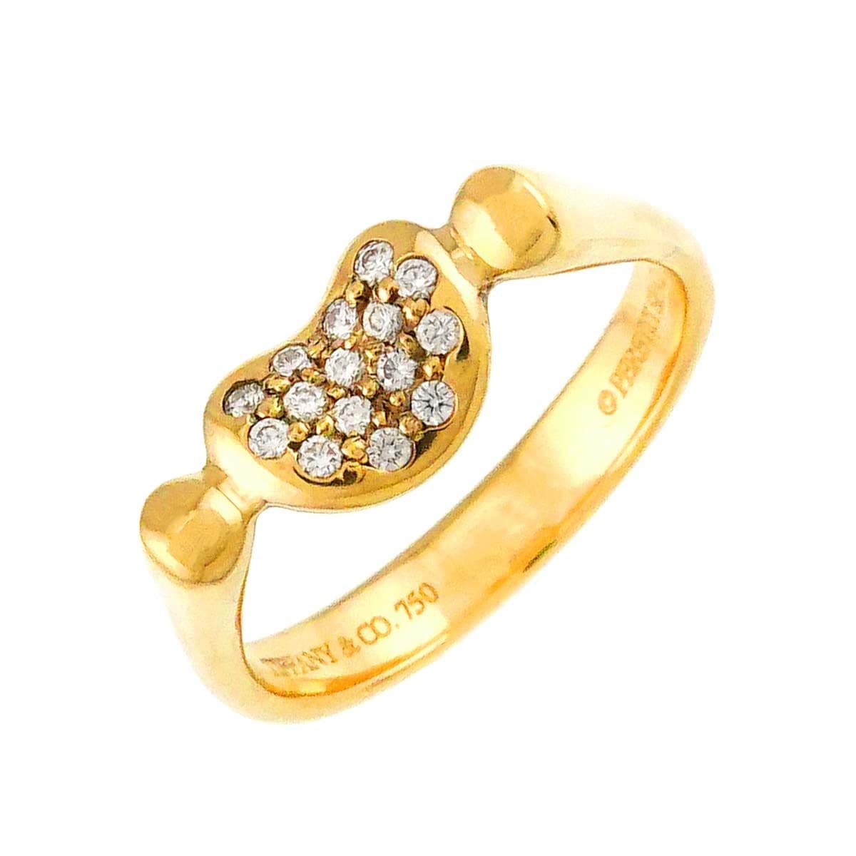 TIFFANY Co. TIFFANY Co. Bean Diamond Ring 18K Yellow Gold 750 Size5.5-5.75(US) 90296421