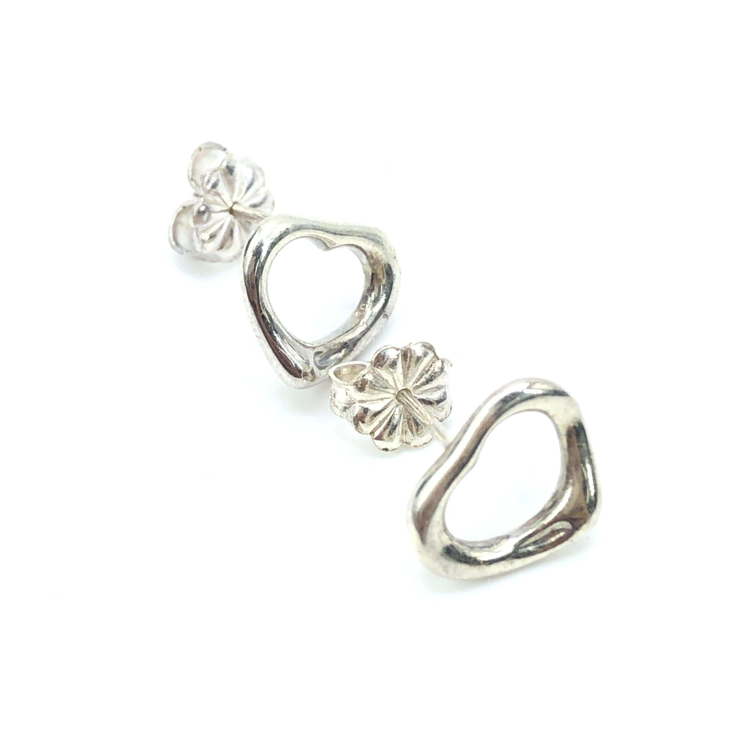 Tiffany & Co. Tiffany & Co. Elsa Peretti Open Heart Earrings, Silver 925 ALC3259