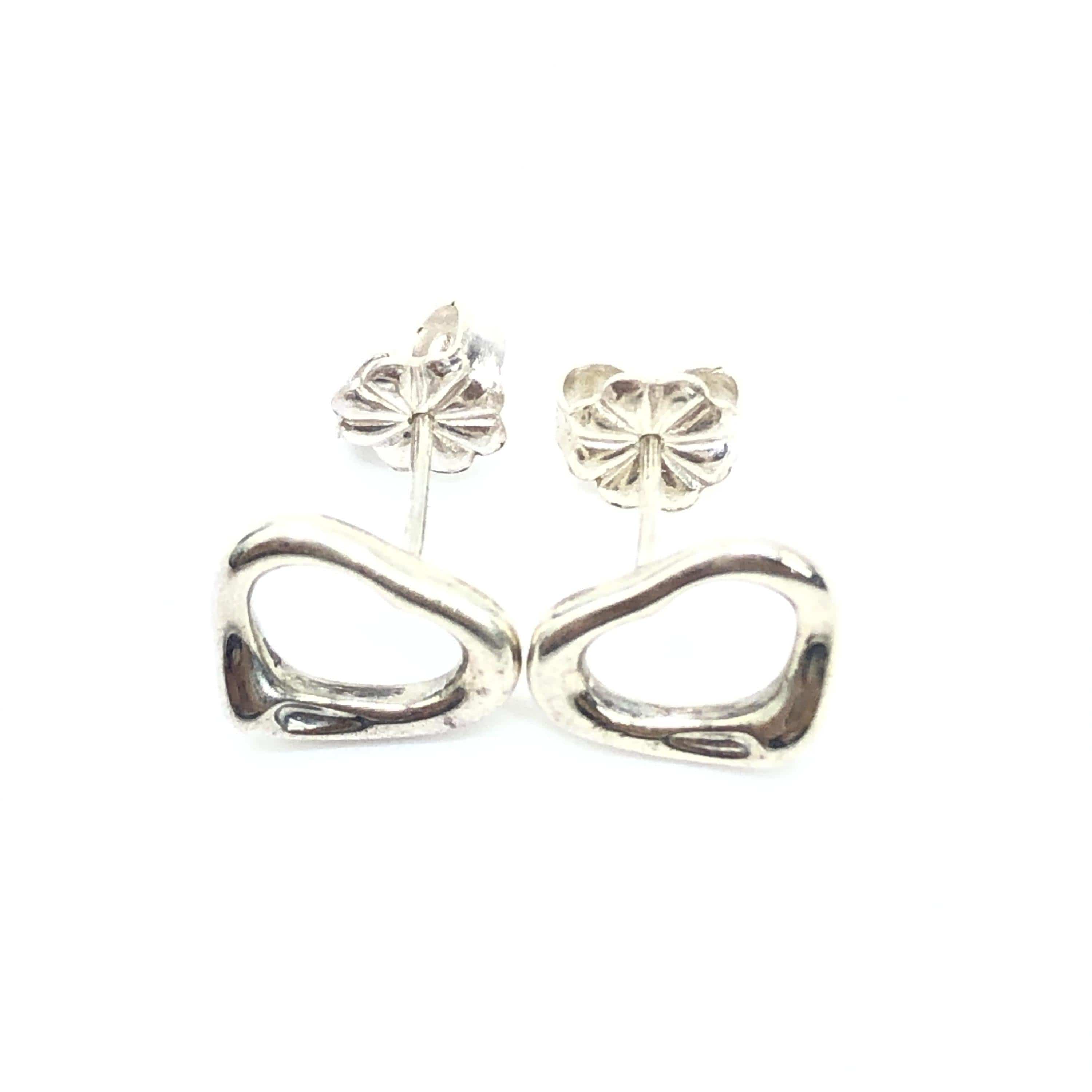 Tiffany & Co. Tiffany & Co. Elsa Peretti Open Heart Earrings, Silver 925 ALC3259